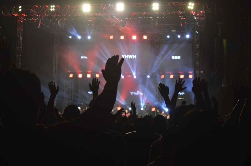 Crowd at a Proticket concert