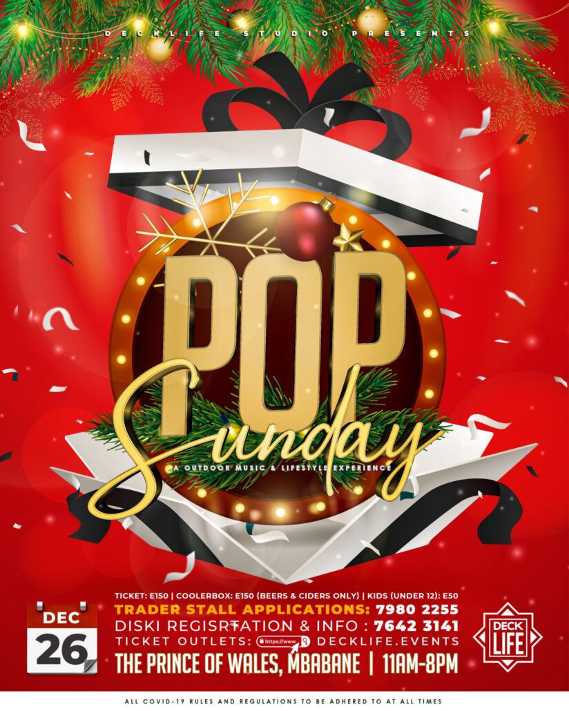 Pop Sunday ⛱ original event artwork